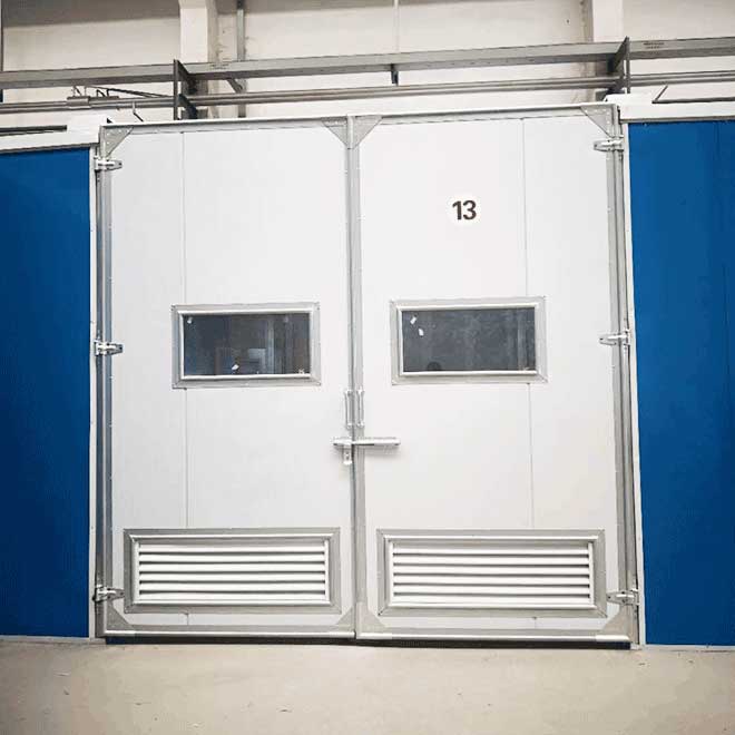 Industrial Swing Door Buy sandwich panel swing door, heavy duty swing