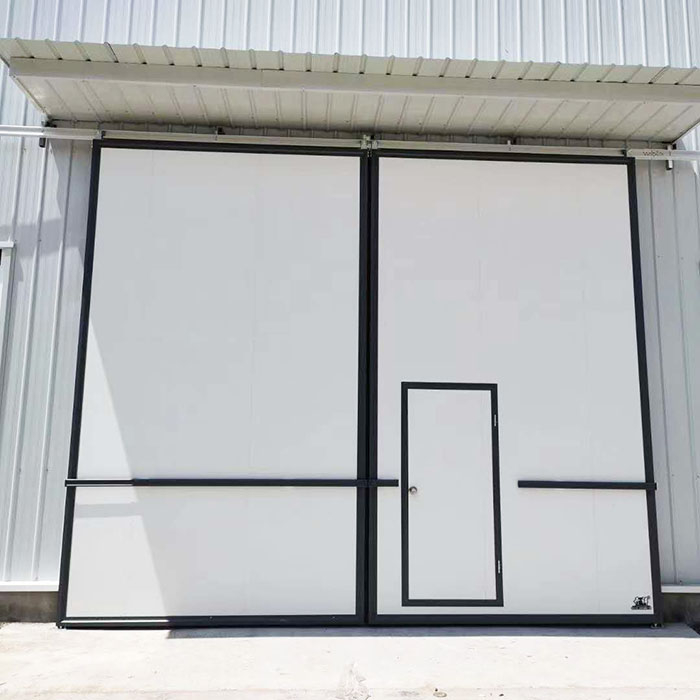 Industrial Sliding Door Buy Sliding Door Sandwich Panel Sliding Door