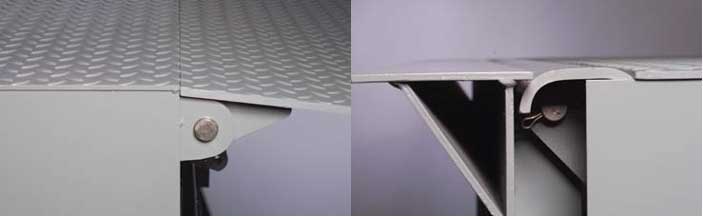 dock leveler steel plate