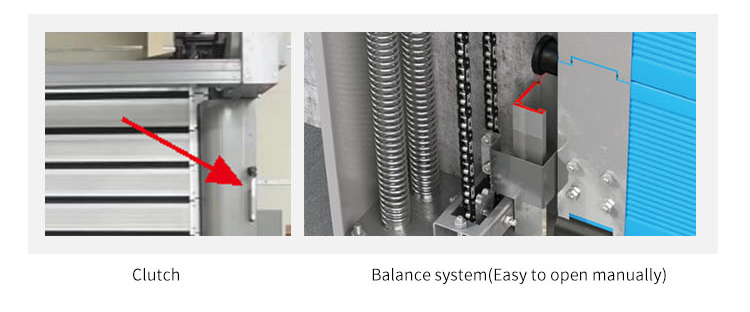 clutch and spring system