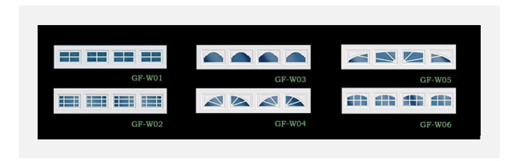 garage door window