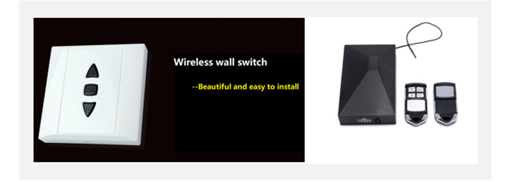 Aluminum-roller-shutter-button and remote
