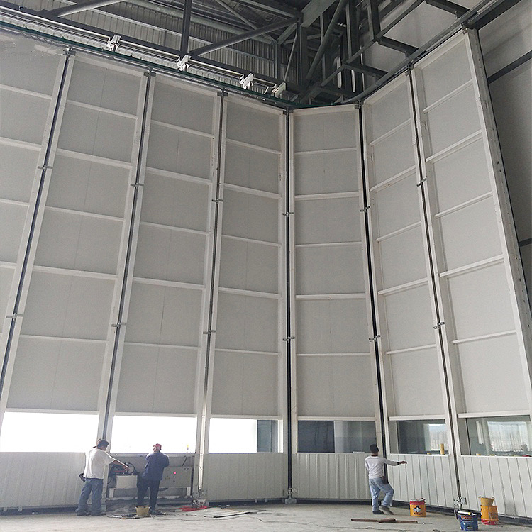 Round The Corner Hangar Door