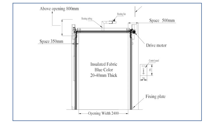 freezer rapid door diagram
